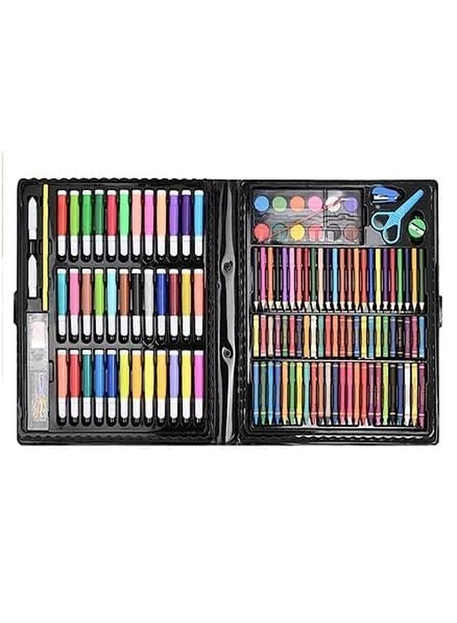 NVF مجموعة أقلام تلوين NVF | أدوات الرسم | أقلام رسم مائية متعددة الألوان | مجموعة أقلام تلوين مكونة من 208 قطعة - Image 2